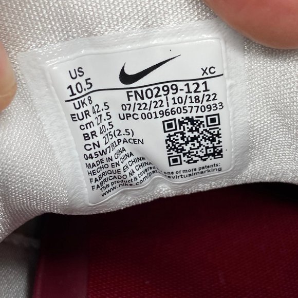 Nike Zoom G.T. Cut 2 'Sisterhood' Size 10.5 Women White Gold Red Basketball - Picture 8 of 8